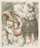 Le Chapeau Épinglé, 2e planche by Pierre-Auguste Renoir, Circa 1898, Colour lithograph on wove paper with watermark "MBM", offered Dec 2022