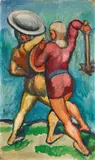 August Macke, Zwei Kämpfende
