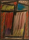 Meditation: Pfingsten by Alexej von Jawlensky, 1935, Oil on linen textured paper, mounted on card, sold Dec 2022