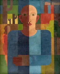 Heinrich Hoerle, Arbeiter, 1931, Oil on canvas