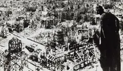 Dresden zerstört by Richard Peter Sen., 1945, Gelatin silver print, printed probably 1950s, offered Dec 2022
