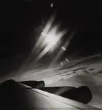 Hannes Kilian, Flug auf der Nordpol-Route, 1960s, Vintage ferrotyped gelatin silver print on Agfa paper