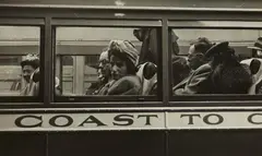 Esther Bubley, Greyhound Bus Passengers, New York City, 1947, Vintage or early gelatin silver print