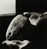 Lucien Hervé, Les mains de Le Corbusier avec un galet, Cap Martin-Roquebrune, 1951, Gelatin silver print, printed