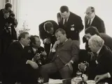 Barbara Klemm, Leonid Breschnew, Willy Brandt, Staatsbesuch, Bonn