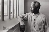 Jürgen Schadeberg, Nelson Mandela in his cell on Robben Island