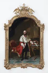 Ignaz Kaufmann, Portrait of Baron Emmerich Joseph of Breidbach zu Bürresheim, Prince Elector and Archbishop of Mainz, Oil on canvas