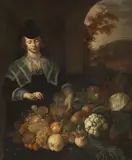 September from a Series of Monthly Pictures by Joachim von Sandrart, Oil on canvas, sold Nov 2022