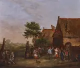 Peasant Wedding by circle of David Teniers the Younger, Oil on canvas, offered Nov 2022