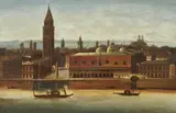 Venetian School 18th century, View of the Bacino di San Marco