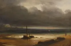 Théodore Gudin, Maritime Scene, Oil on canvas