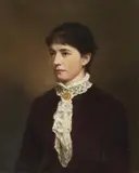 Otto Rethel, Portrait of Clara Caron, Oil on canvas (relined)