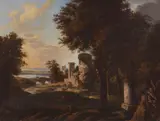 Arcadian Landscape by Johann Martin von Rohden, Oil on canvas, offered Nov 2022
