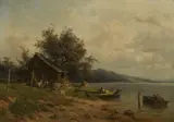 Josef Willroider, Lakeside View in Upper Bavaria