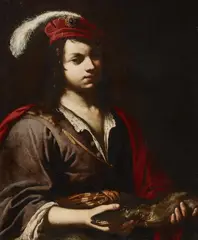 Tobias with the Fish by Florentine School 17th century, Oil on canvas (relined), offered Nov 2022