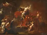 Sebastiano Conca, The Rape of Proserpina, Oil on canvas