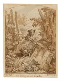 Johann Elias Ridinger, The Jump at a Sow Garden