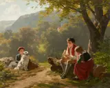 Ernst Bosch, Little Michelangelo, Oil on canvas