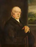 Franz von Lenbach, Half-Length Portrait of Otto von Bismarck in a Landscape, Oil on canvas