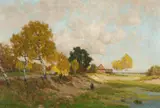 Paul Müller-Kaempff, Winter Landscape near Ahrenshoop