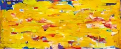 Jérémie Queyras, Untitled (Pour l'Ukraine), 2022, Acrylic on canvas