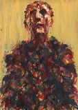 Max Uhlig, Bildnis R.J., 1993, Oil on canvas