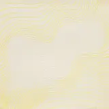 Günther Uecker, Die Welle, 1964, Farblithografie und Prägedruck auf leichtem Karton