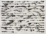 Günther Uecker, Optische Partitur II, 2014, Embossing with lithograph on card
