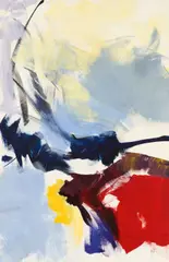 Jean Miotte, Untitled, 1999, Acrylic and gouache on card on canvas
