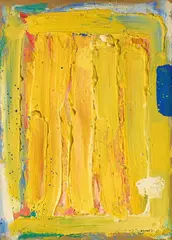 Bram Bogart, Untitled, 1990, Gouache on card