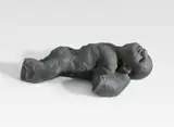 Alfred Hrdlicka, Liegender Torso (Samson), 1960/1961, Bronze with grey-black patina. Approx