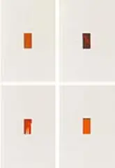 Blinky Palermo, Miniaturen II, 1975, 4 colour foil embossings on card