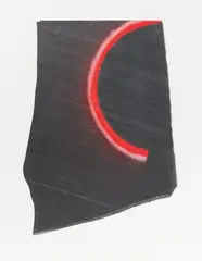 Untitled by Rupprecht Geiger, 1990, Coloured chalk on slate. Approx, sold Jun 2022