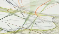 Zycles 3 by Thomas Ruff, 2009, Ditone print on semi-transparent polyester film, sold Jun 2022