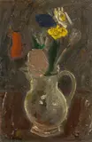 Gustave De Smet, Blumen in einem Krug, Oil on canvas