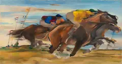 Josef Urbach, Derby, 1926, Oil on canvas