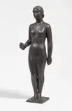 Anton Hiller, Stehende mit Strauß, Early 1940s, Bronze sculpture, solid cast