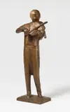 Geigenspieler by Gerhard Marcks, 1975, Bronze, sold Jun 2022