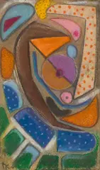 Abstrakte Komposition by Ida Kerkovius, Pastel on laid paper, sold Jun 2022