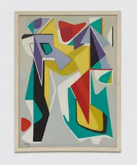 Abstrakte Komposition 54/26 by Otto Ritschl, 1954, Oil on canvas, sold Jun 2022