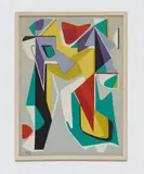 Otto Ritschl, Abstrakte Komposition 54/26, 1954, Oil on canvas