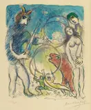 Marc Chagall, A la femme, qu' est-il resté?, 1967, Colour lithograph on wove paper with watermark "Arches"