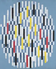 Composition # 544 by Adolf Fleischmann, 1961, Oil on canvas, sold Jun 2022