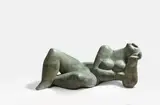 Karl Hartung, Große Liegende, 1951, Bronze sculpture