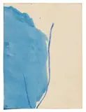 Helen Frankenthaler, Untitled (Original cover for "The Blue Stairs", a book of poetry by Barbara Guest)