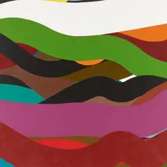 Zdeněk Sýkora, Linien Nr.102, 1992, Oil on canvas