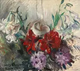Lovis Corinth, Römische Blumen, 1914, Oil on canvas