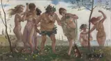 Lovis Corinth, Bacchantenzug, 1896, Oil on canvas