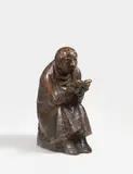 Ernst Barlach, Der Buchleser (Lesender Mann im Wind), 1936, Bronze