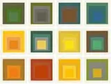 SP (Homage to the Square) by Josef Albers, 1967, 12 colour silkscreens on card. Each, sold Jun 2022